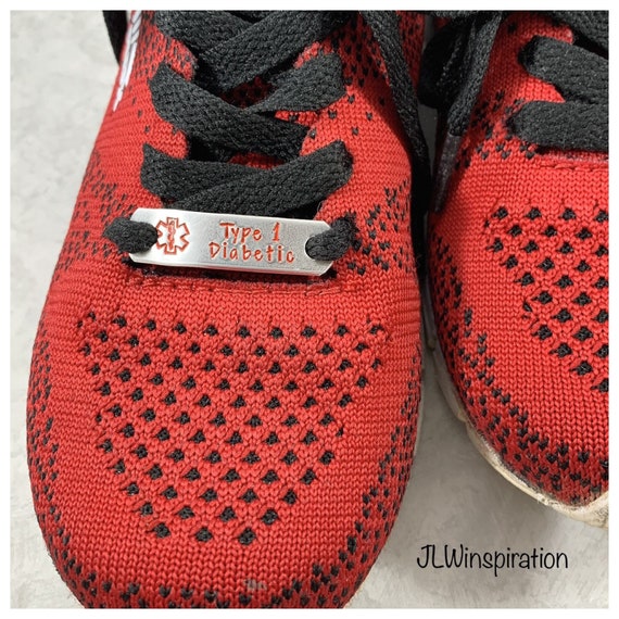 Medical alert kids shoe tag