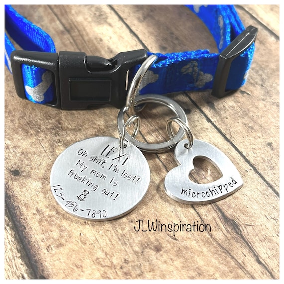 Personalized funny dog ID tag