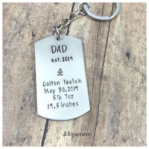 Personalized “est” keychain
