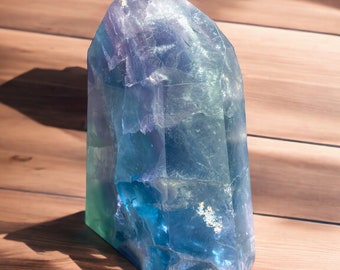 Chunky Fluorite Tower