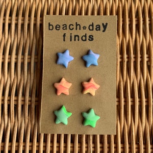 Clay Stud Earrings | Starfish Variety Pack