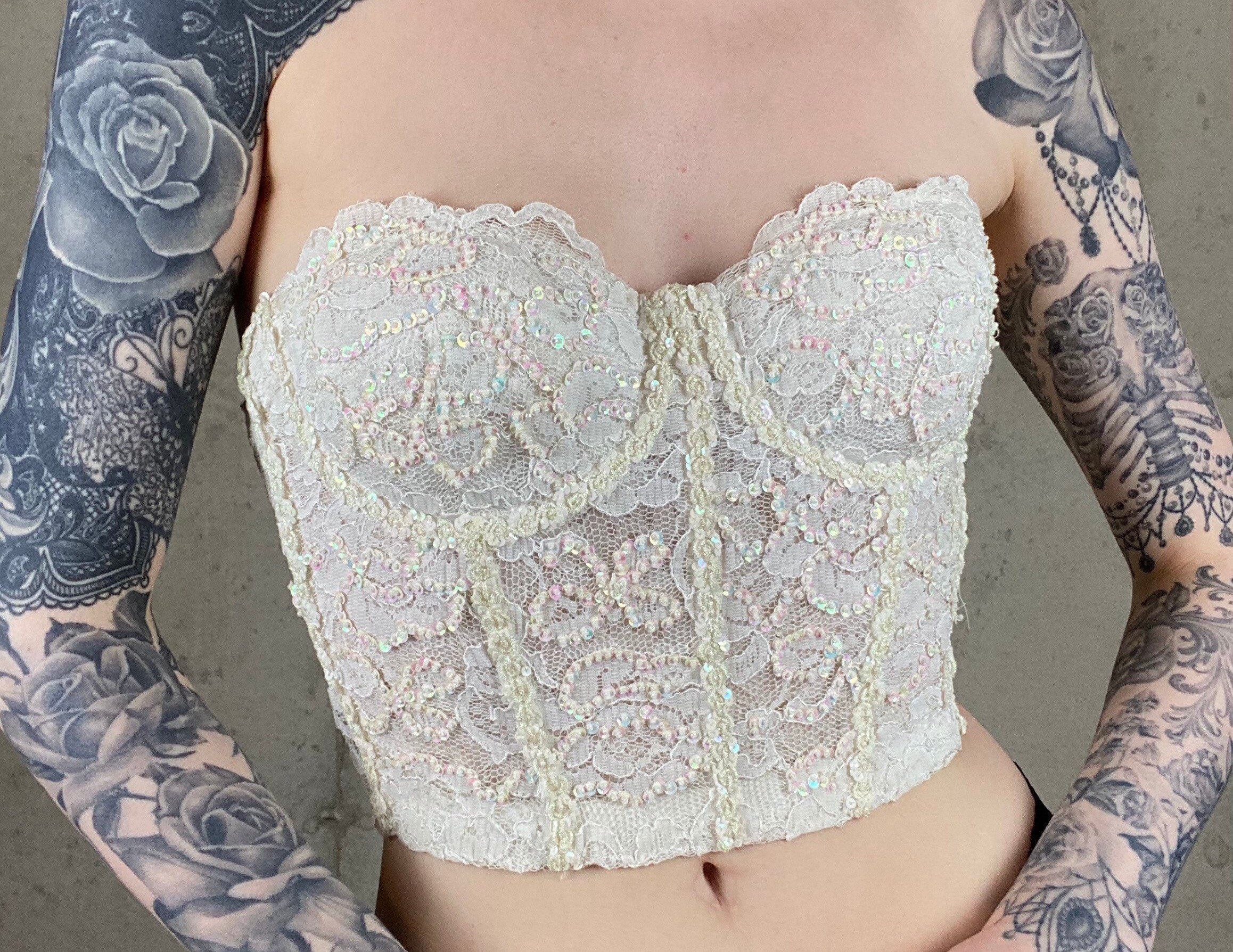 White Lace Bustier -  Canada