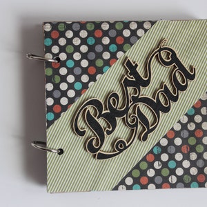 Premade DAD scrapbook, Father&#39;s Day Gift, Dad Birthday Gift