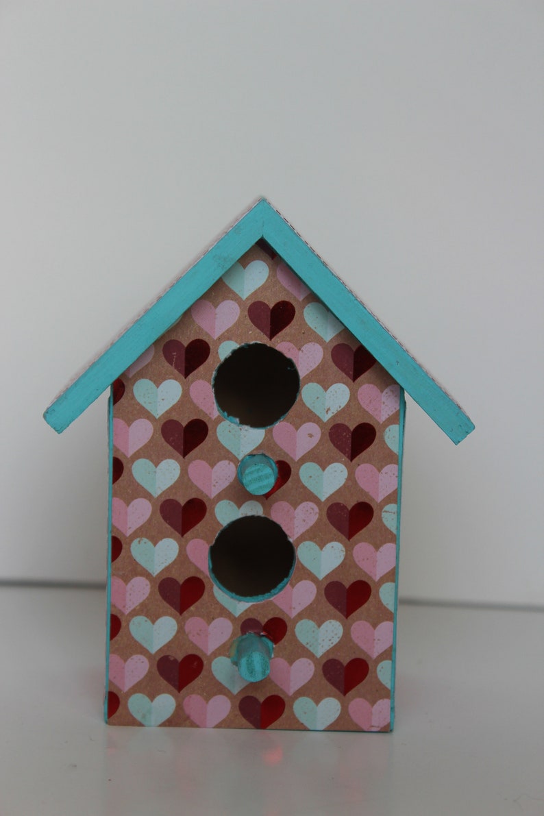 Valentine Birdhouse Heart Birdhouse Birdhouse decor