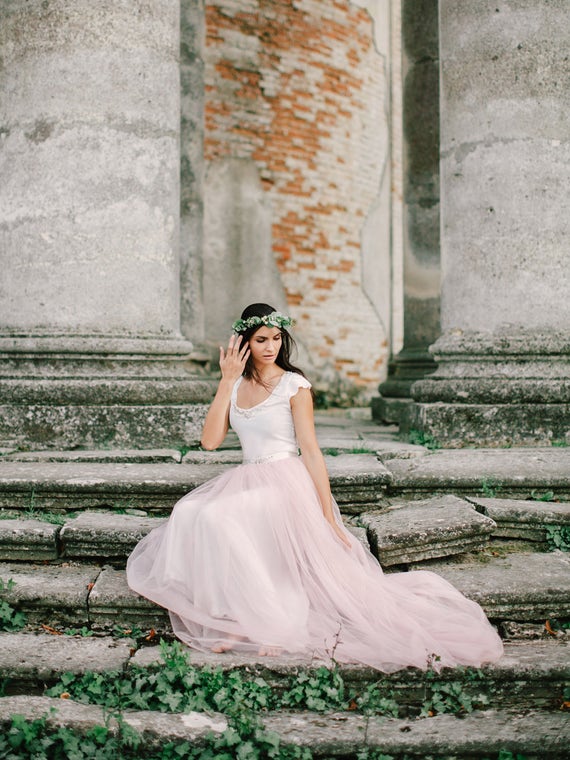 Wedding Dress Boho Wedding Gown Bridal Gown Designer Dress Etsy
