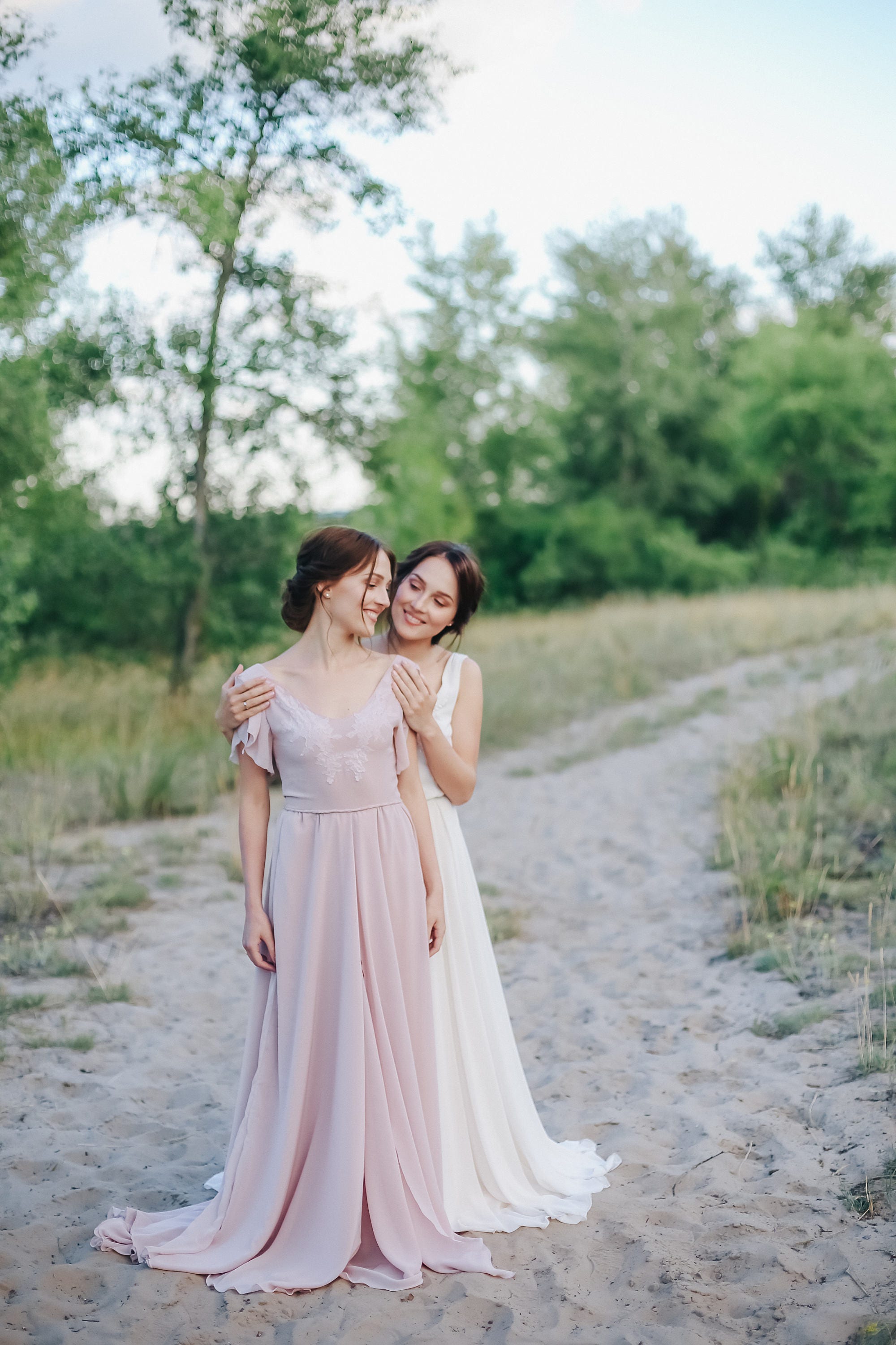 Bridesmaid dress. Boho dress. Bridal gown. Bohemian wedding | Etsy