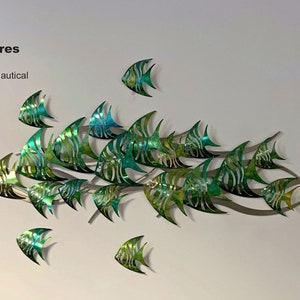 Metal Wall Art Fish Sculpture - Etsy