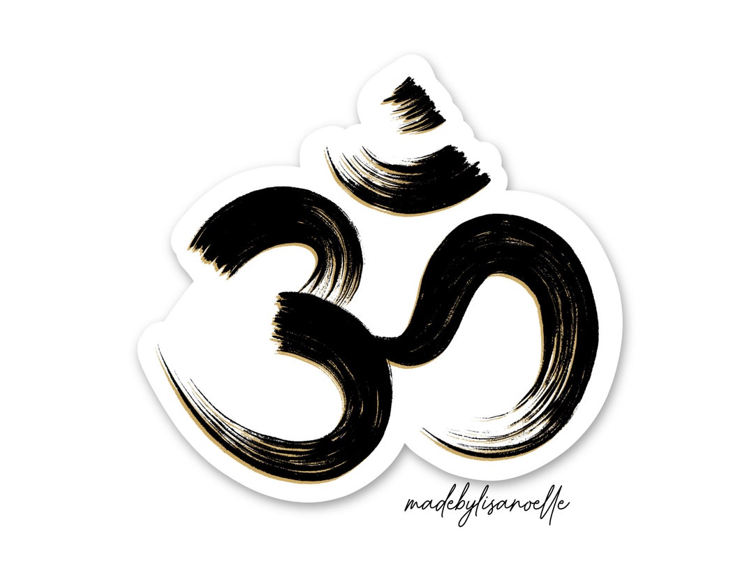 OM Sticker Vinyl Sticker Yoga Sticker Yeti Sticker Om Symbol Om Car