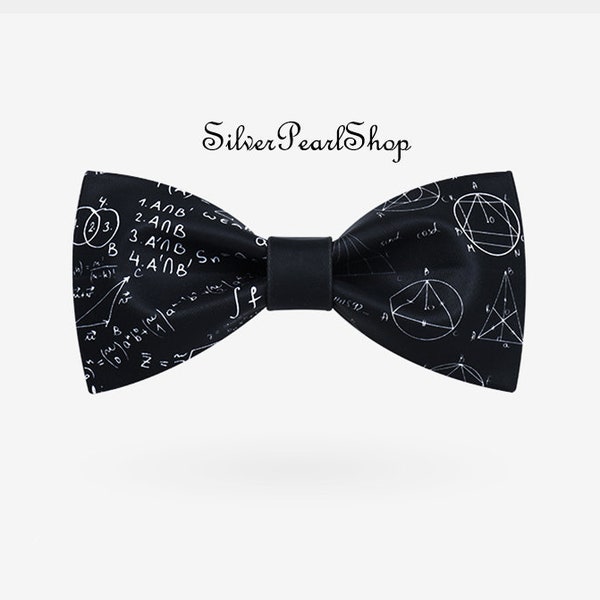 Math formula bow tie men's bow tie groomsmen bow tie