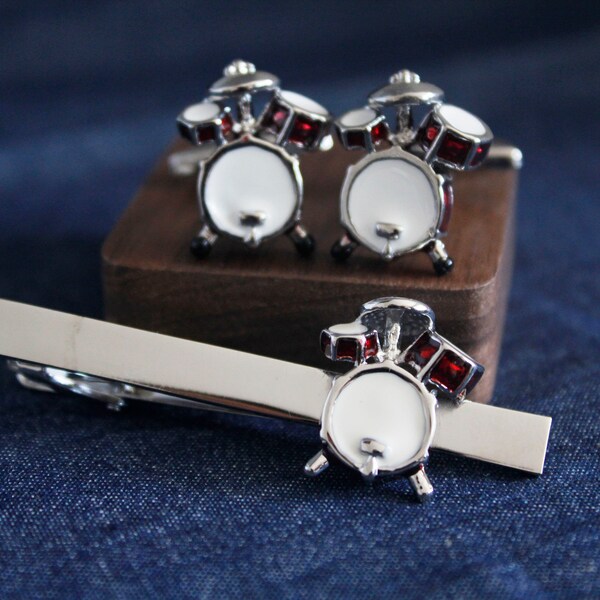 Drum Set Cufflinks Etsy