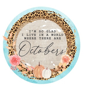 Signo de otoño de leopardo, accesorio de corona de otoño, signo de octubre