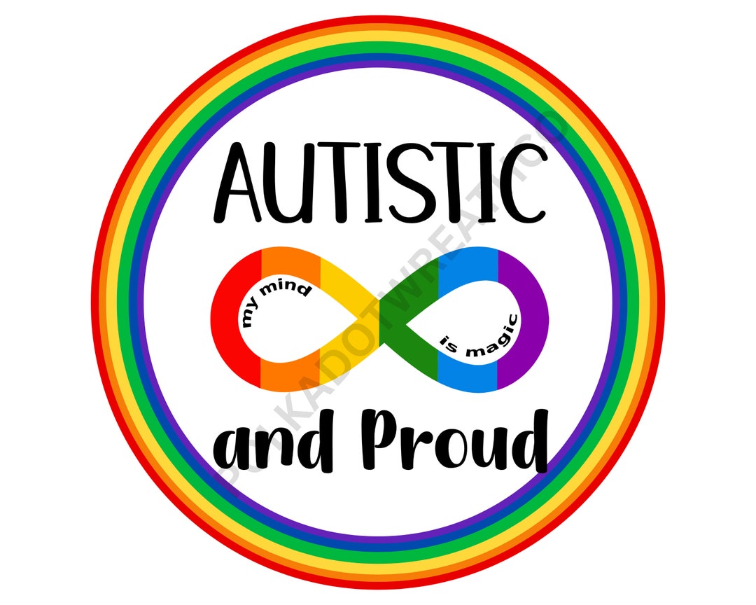 Autism Awareness Wreath Sign: Inclusivity Metal Attachment - Etsy