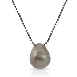 Tahitian Pearl Pendant Necklace - Single Genuine Baroque Tahitian Pearl Pendant Necklace