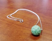 Natural A Grade Green Jadeite Carved Good Fortune Pendant, Green Jade Necklace Pendant, Natural Jadeite