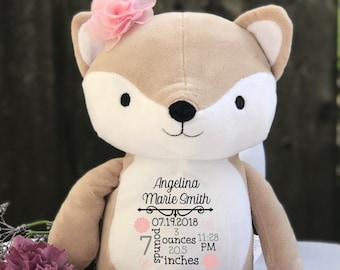 stuffed fox for baby