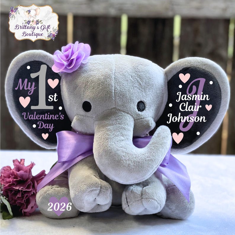 1st Valentines Day, First Valentine, Valentines day gift, niece gift, nephew gift, birth stats, daughter gift, son gift, baby gift, keepsake imagen 8