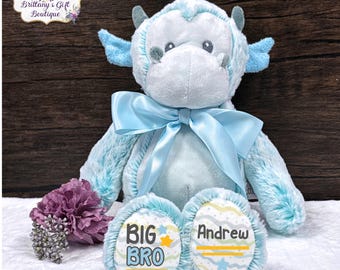 Big Brother Gift, Little Brother Gift, Big Sister Gift, Little Sister Gift, New Baby Present, New Baby Gift, Sibling Gift, Dragon Plush