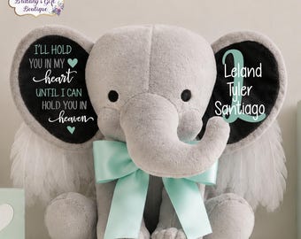 Angel Baby, Infant Loss Gift, Personalized stuffed animal, Memorial Gift, Angel Gift, Rainbow Baby Gift, Infant Loss Gift, Rainbow Baby