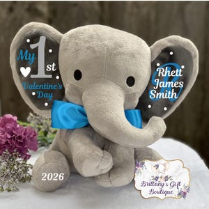 1st Valentines Day, First Valentine, Valentines day gift, niece gift, nephew gift, birth stats, daughter gift, son gift, baby gift, keepsake imagen 4