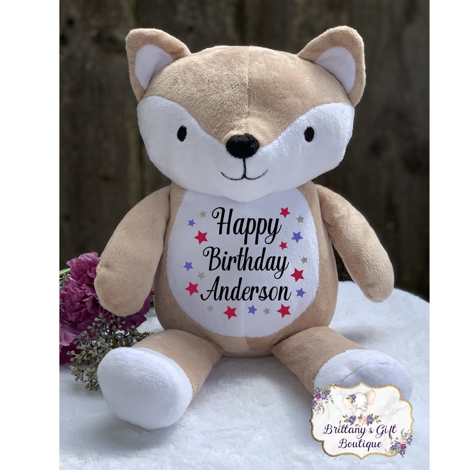 Birthday gift birthday stuffed animal 1st birthday gift | Etsy