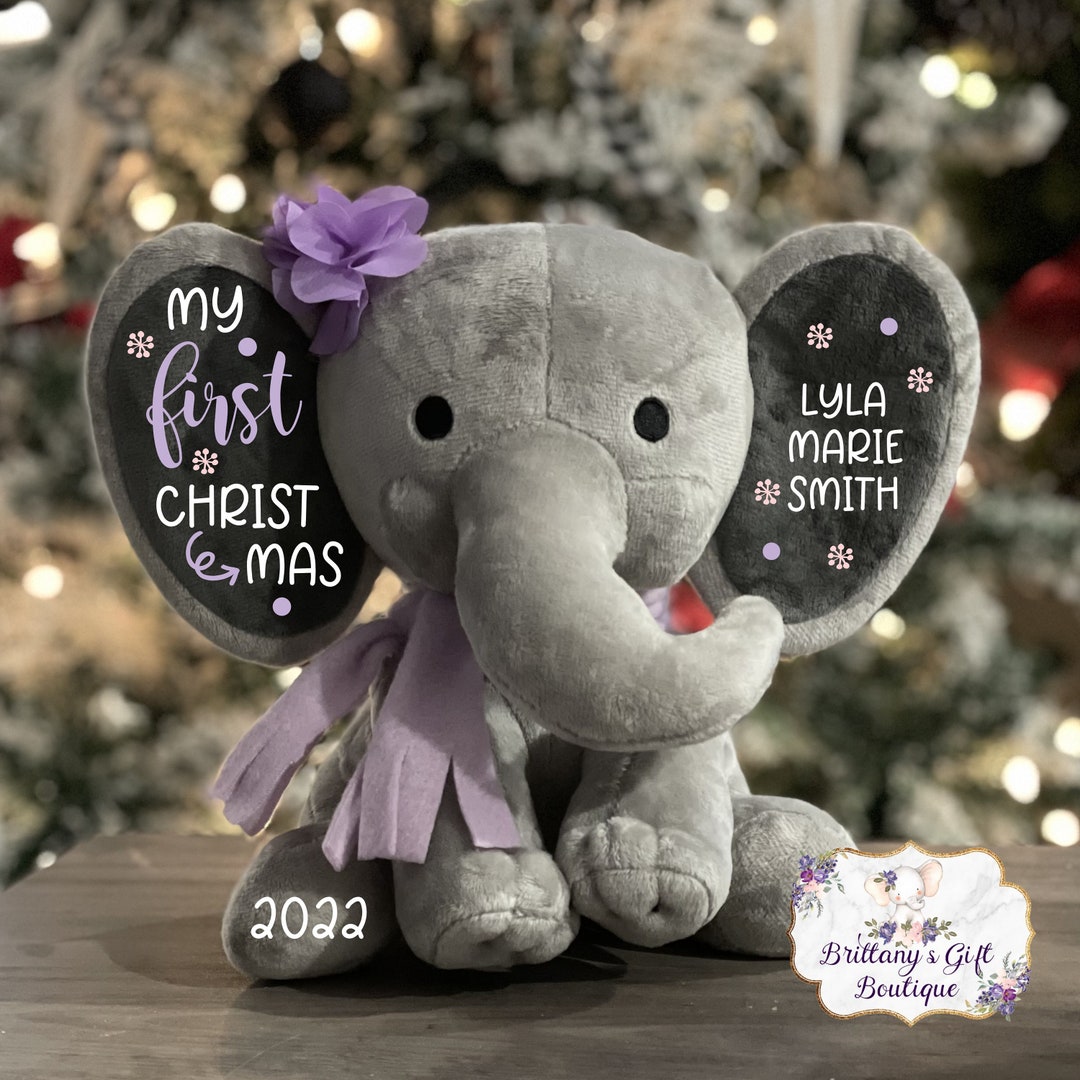 Christmas Gift, Newborn Gift, 1st Christmas Gift, Personalized Stuffed