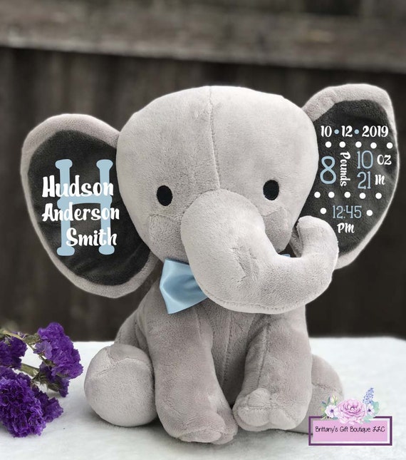 baby announcement stuffed animal