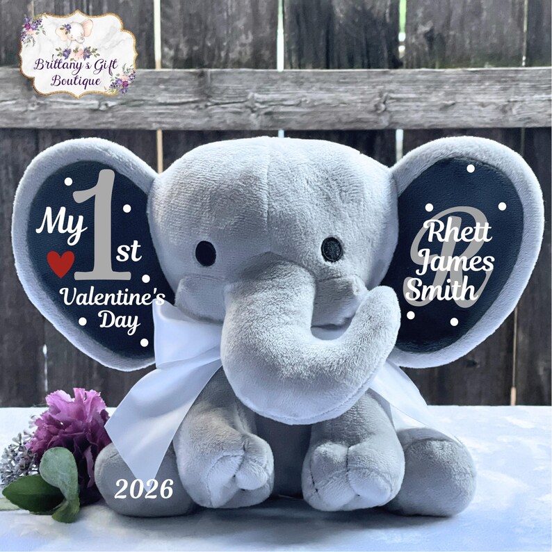 1st Valentines Day, First Valentine, Valentines day gift, niece gift, nephew gift, birth stats, daughter gift, son gift, baby gift, keepsake imagen 1