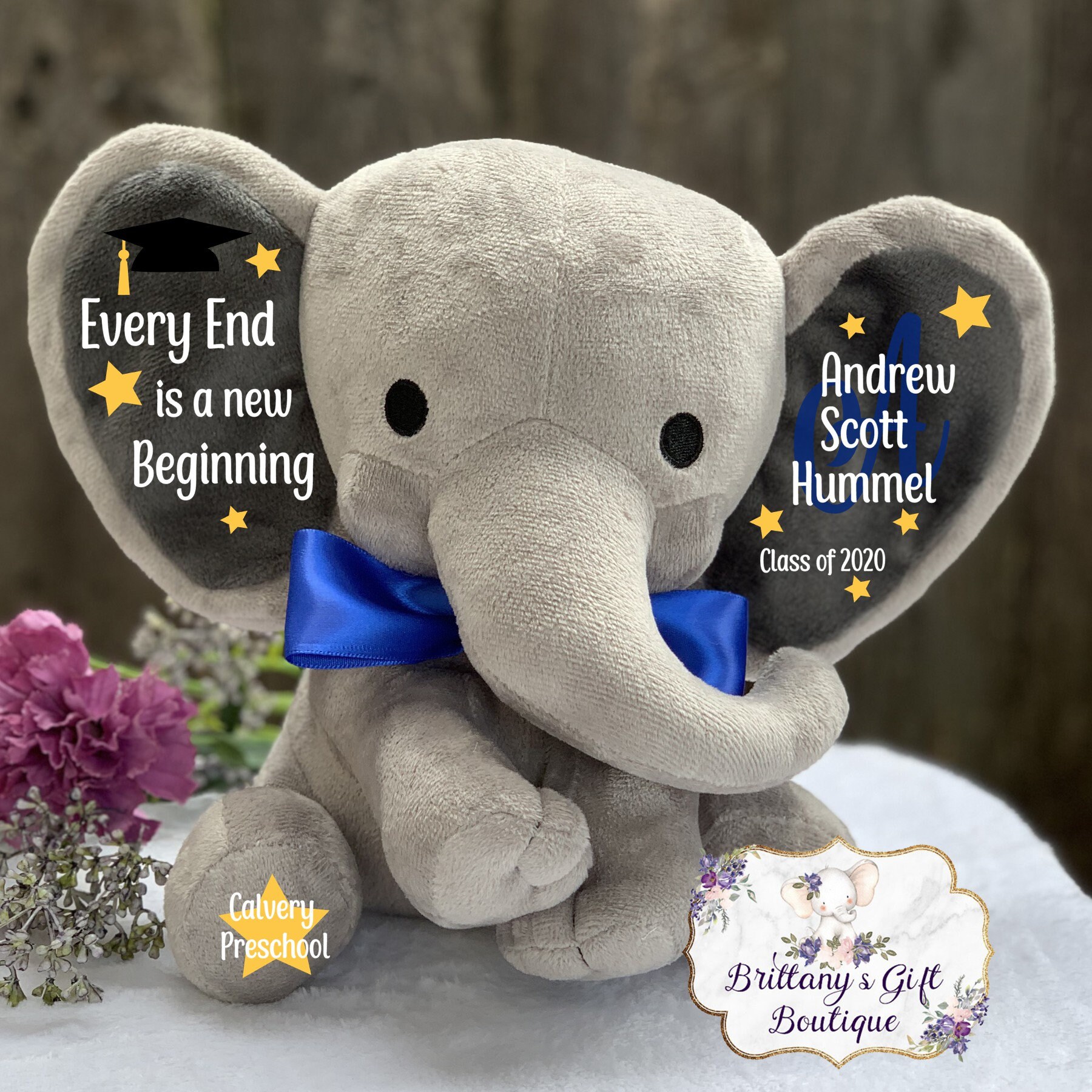 Toys & Games Toys Stuffed Animals & Plushies Personalized Graduation Gift Graduation Keepsake