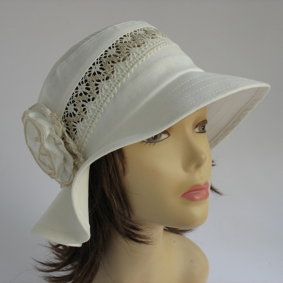 womens linen hats