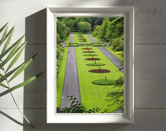 Aberdeen Scotland Park Print, Blick auf den grünen Garten (Digitaldruck)