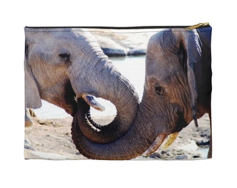 Elephant Family Accessory Pouch