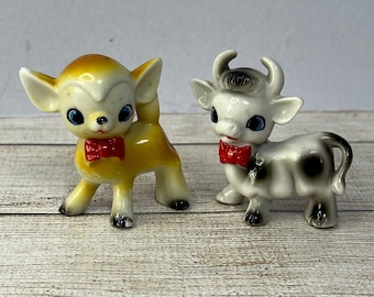 Vintage 1950s Long Neck Deer Figurine Knick Knack – Made in Japan