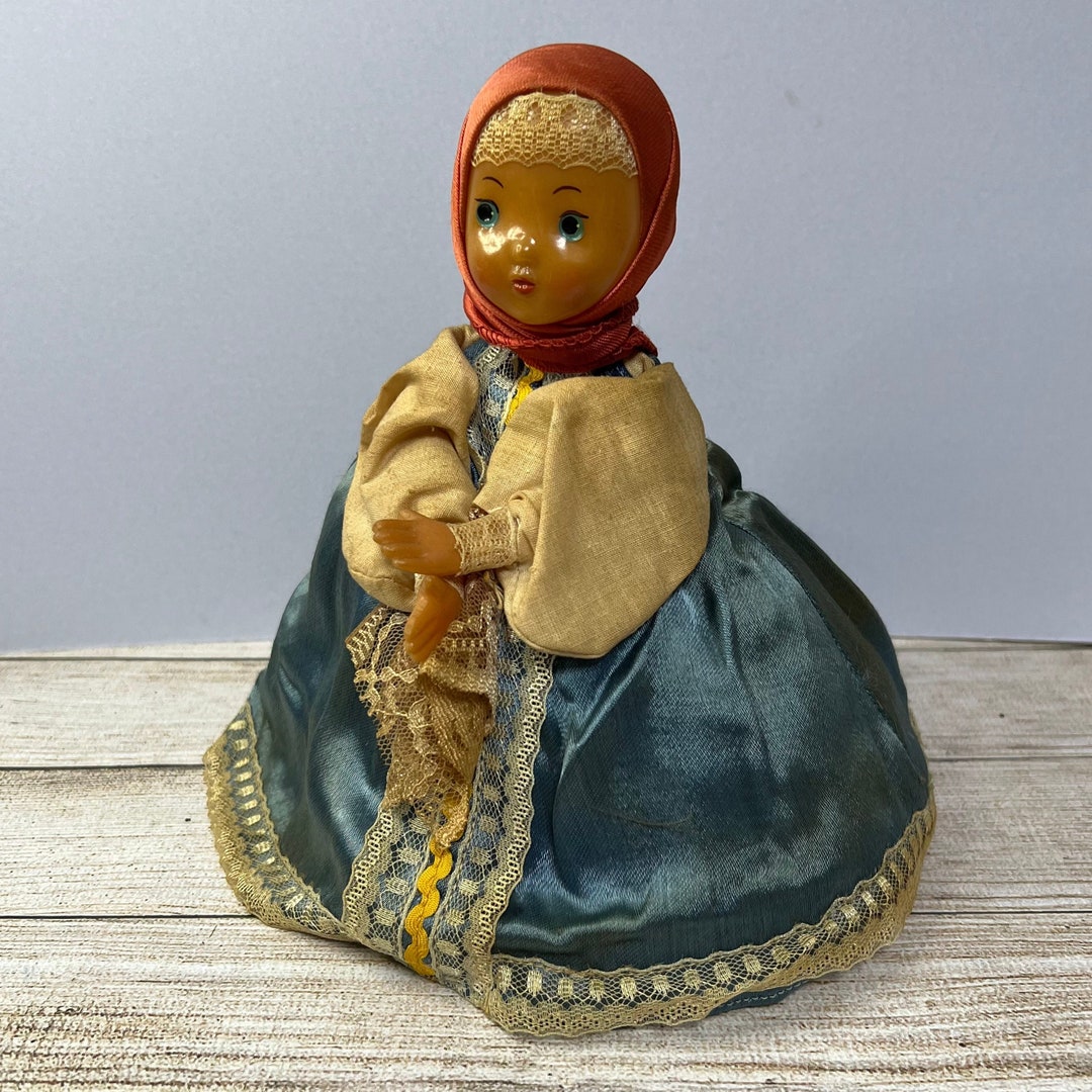 Vintage Soviet Russian Babushka Doll Tea Cosy Cozy Teapot Etsy