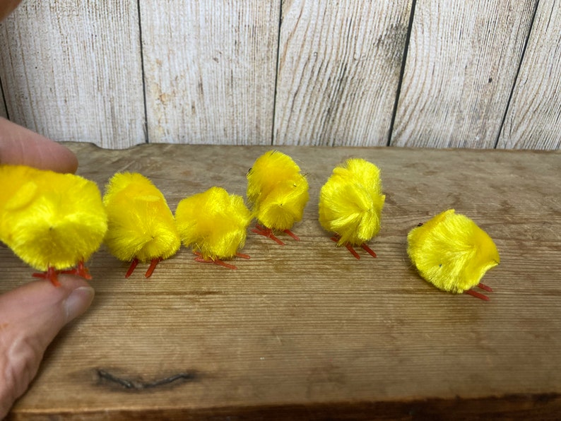 Vintage Chenille Pipe Cleaner Easter Figurines Spring Etsy