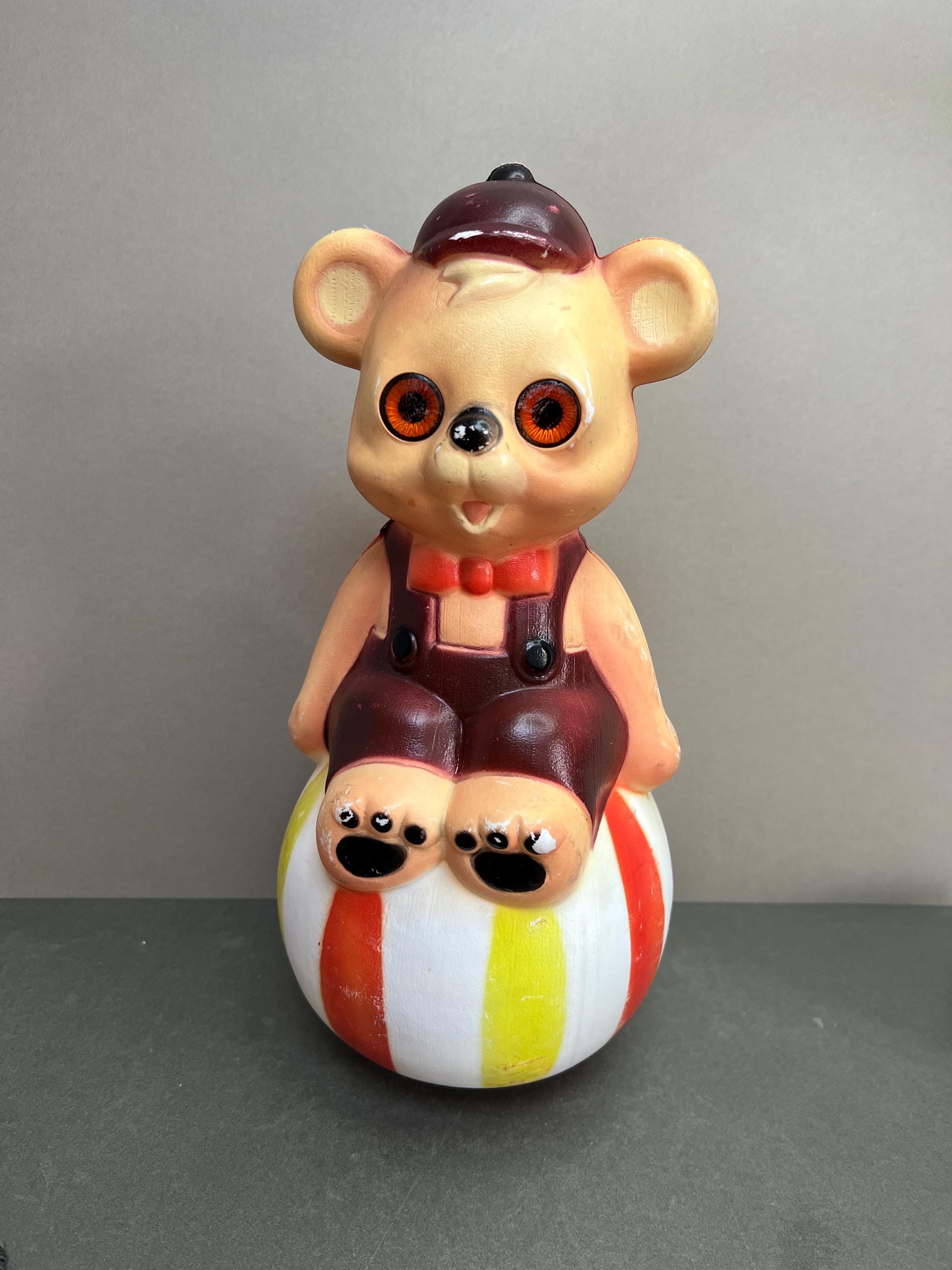 Roly poly bear toy - Etsy 日本
