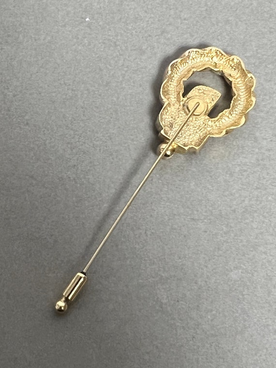 Vintage David Grau Lapel Stick Pin, Statement Lap… - image 3