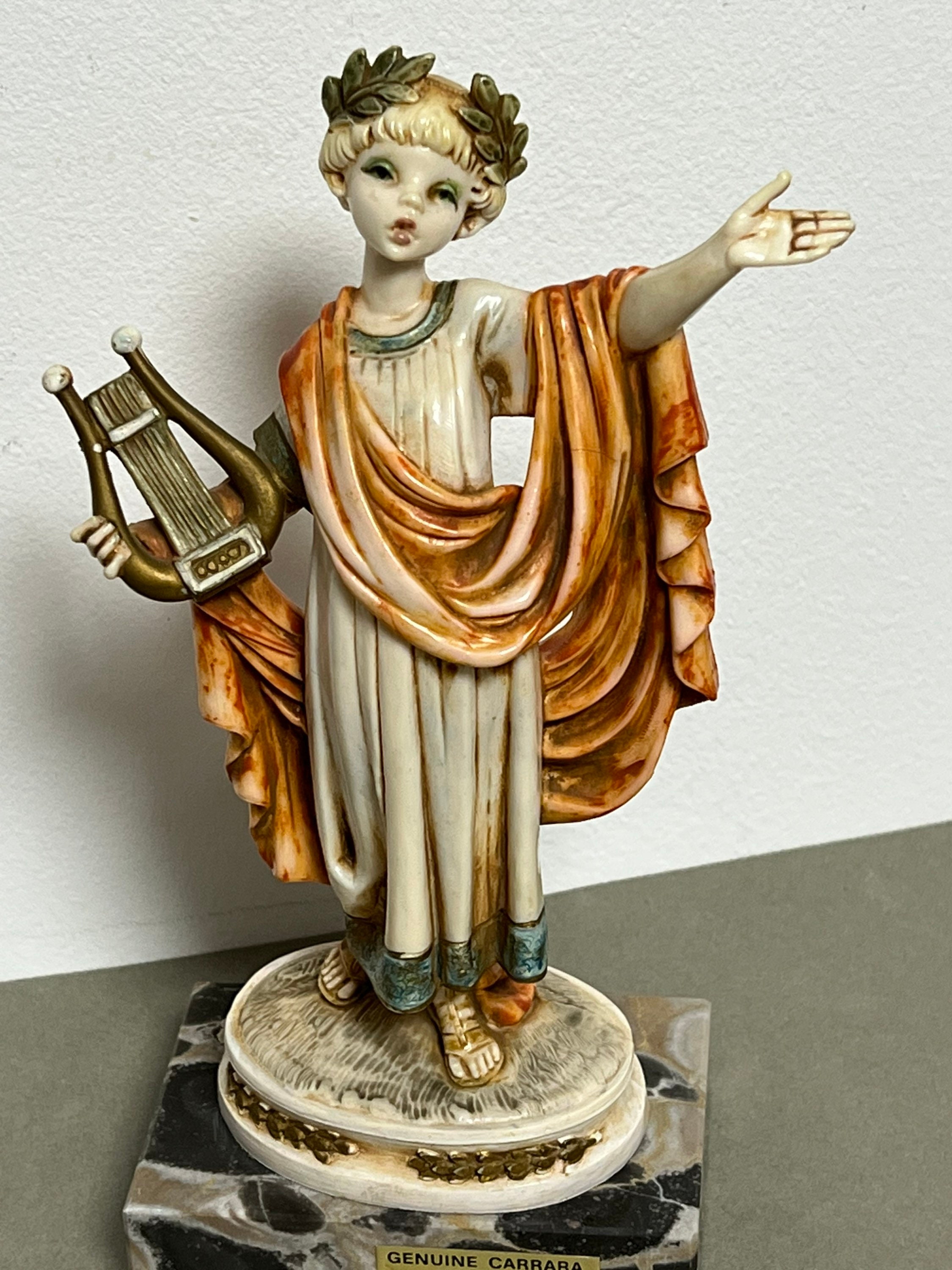 Vintage Fontanini Figurine Signed Simonelli Carrara Marble Etsy