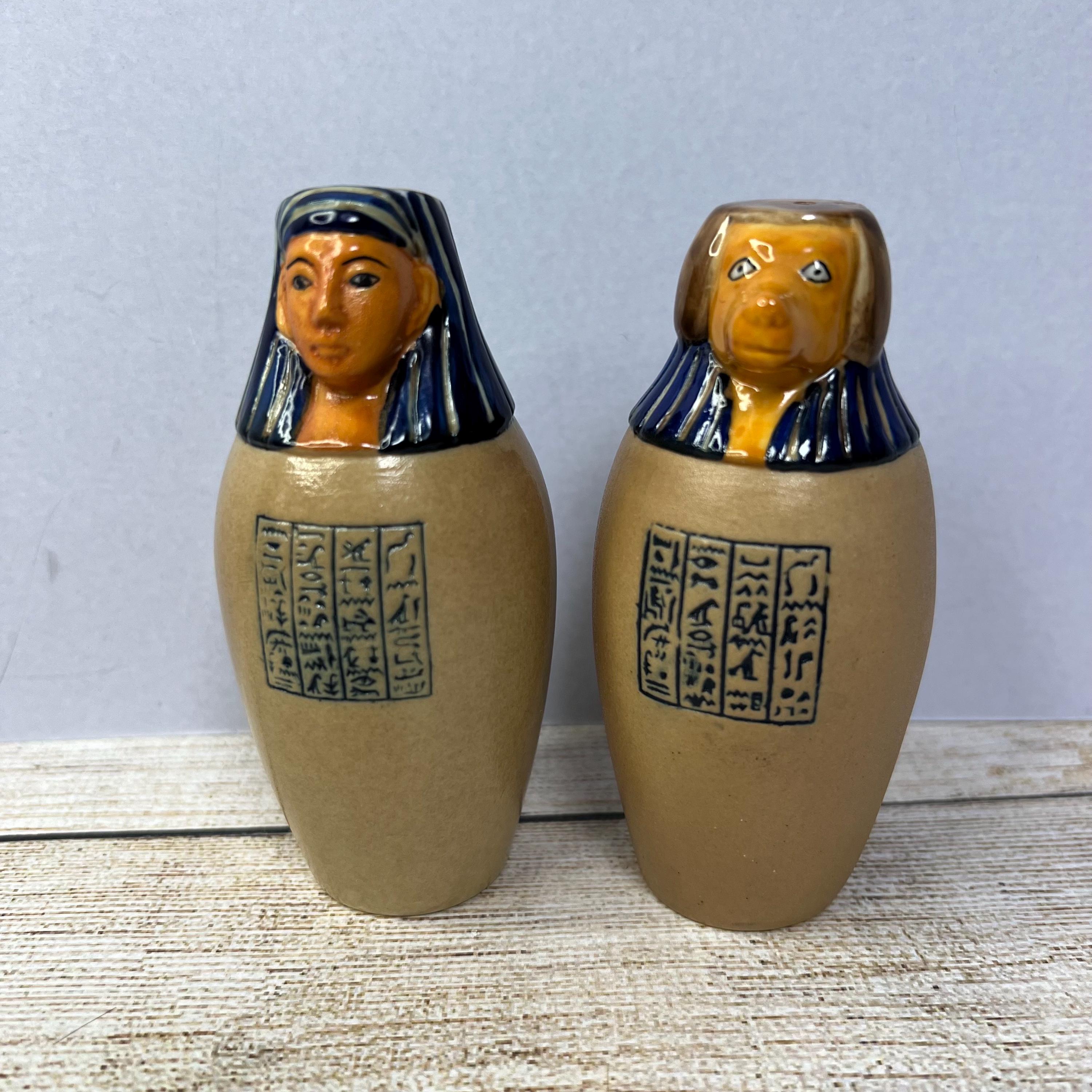 古代エジプト風陶器壺　おしゃれ 古代エジプト風陶器壺 おしゃれ