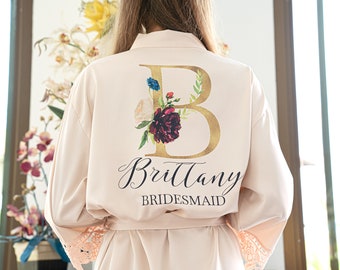 cheap bridal robe set