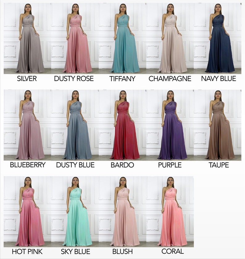 Blush Convertible Bridesmaid Dress Infinity Long Bridesmaid Dress Maternity Dress Multiway Wrap Dress Formal Party Dress