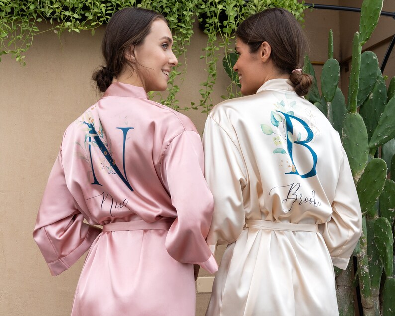 Personalized Silk Robe Unique Gift for Wife Christmas Gifts Etsy