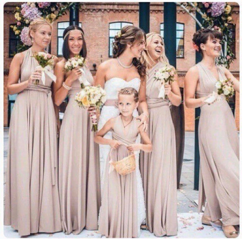 convertible bridesmaid dress etsy