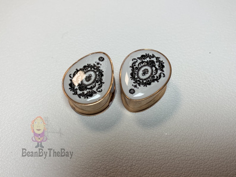 Elegant Teardrop Ear Plugs 0g8mm 00g10mm 1/212mm 9/16 Etsy