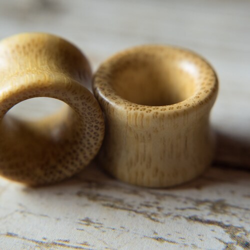 Double Flare Wood Ear Plugs 0g8mm 00g10mm 1/212mm 9/16 Etsy