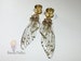 Beautiful Fairy wings dangle plugs, dangle ear tunnels stainless steel double flare ear plugs, 2g (6mm) to 1 inch 