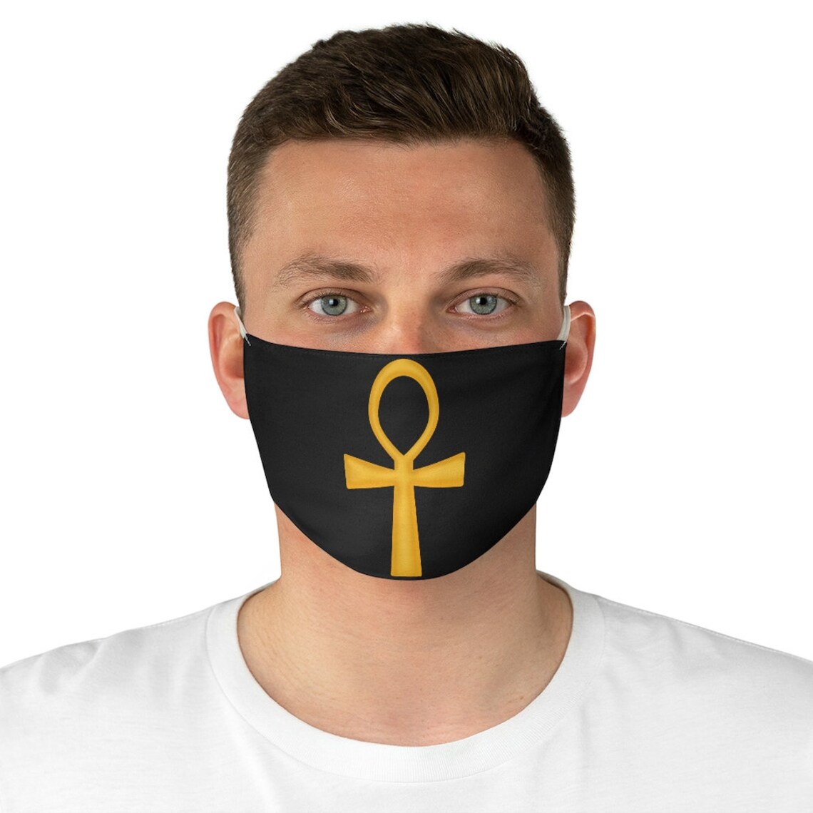 Ankh Egyptian Fabric Face Mask Etsy