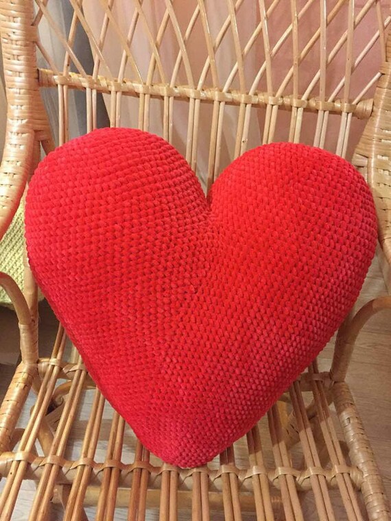 Big Pillow Red Big Pillows For Couch Pillow Decorative Throw Etsy