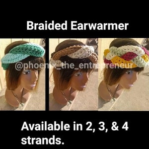 Crochet Braided Earwarmer