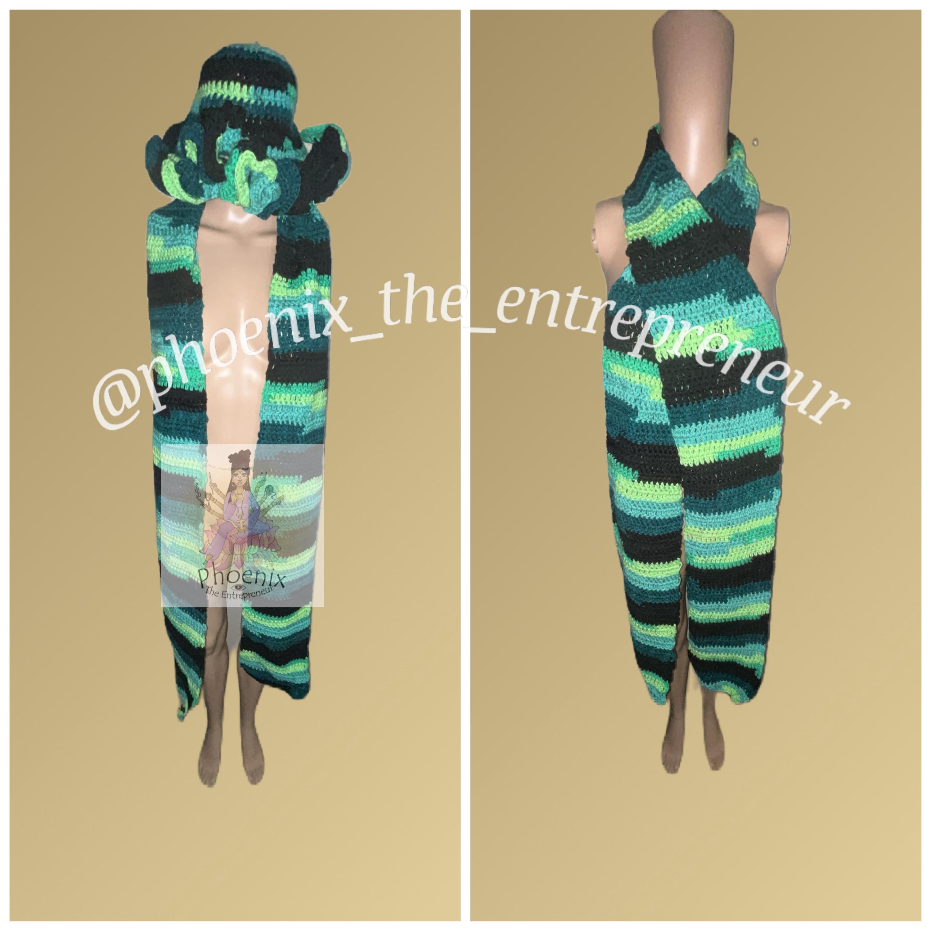 Hand made Colorful Knit Ruffle Hat and Scarf Set each Elle Yarns | 24.020 – Ruffle Frill Beanie main image 2