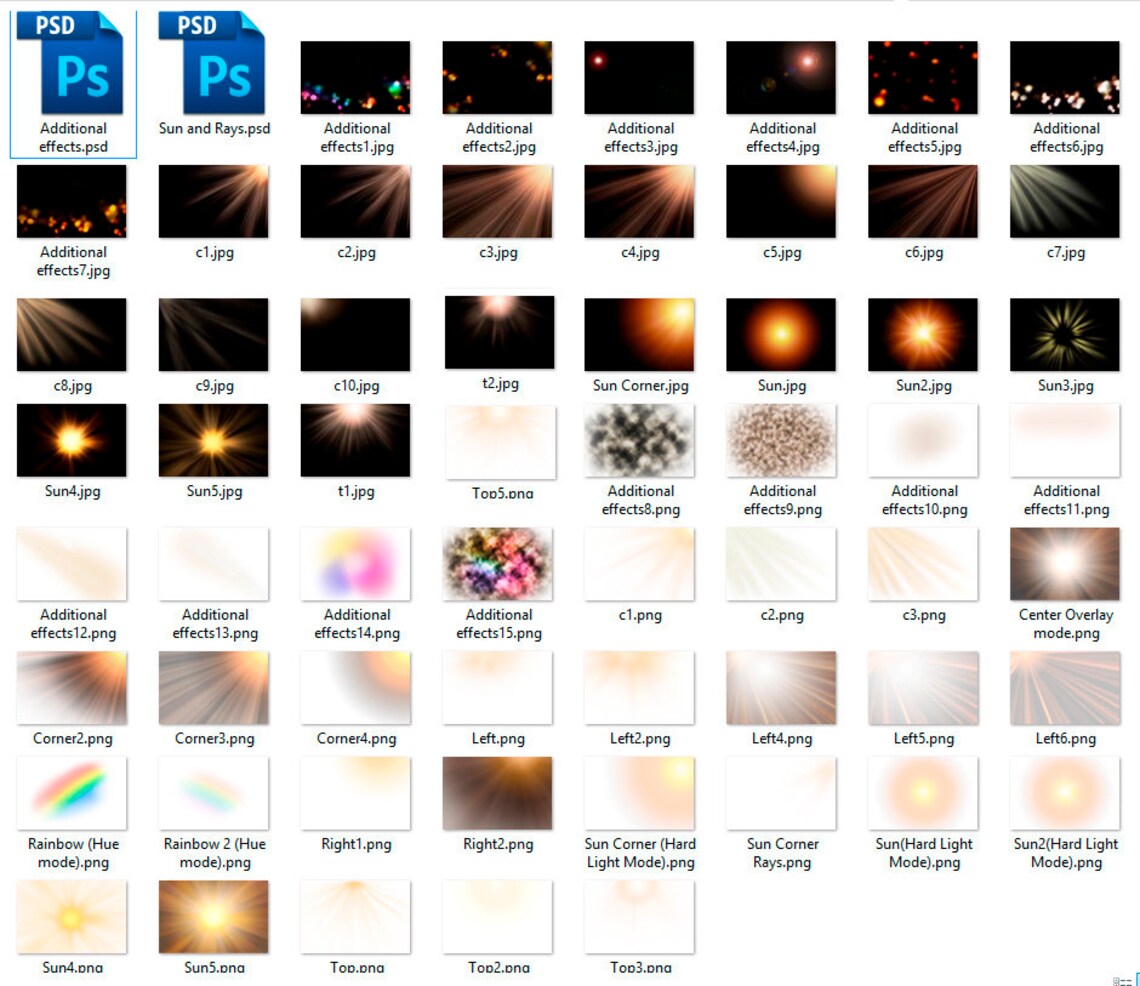 Sunlight Overlay Sunset flare light photoshop Spring and image 3